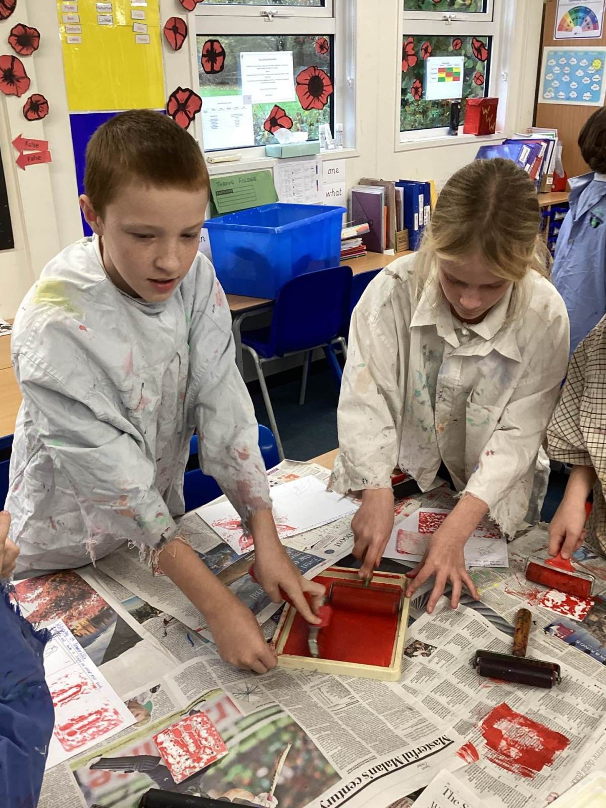 Class 3 Block Printing