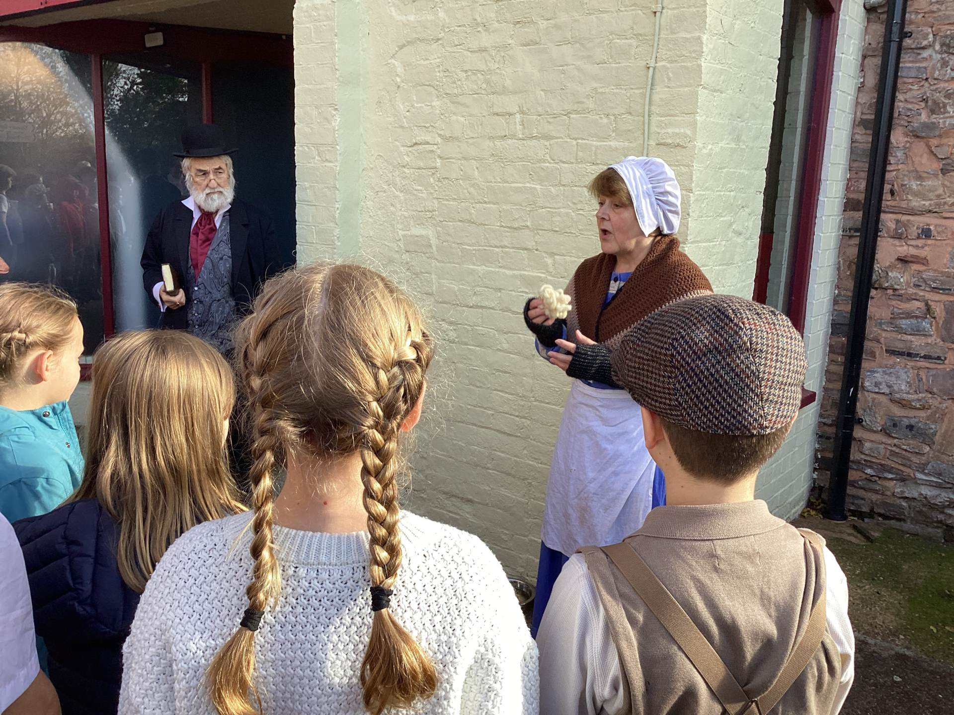 Meeting Mr. Robson, the Foreman  and Annie, the Mill Worker.